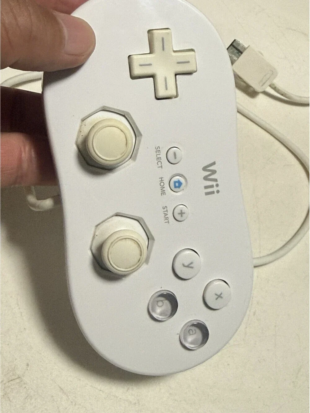 Nintendo Wii Classic Controller White RVL-005 Official OEM Genuine